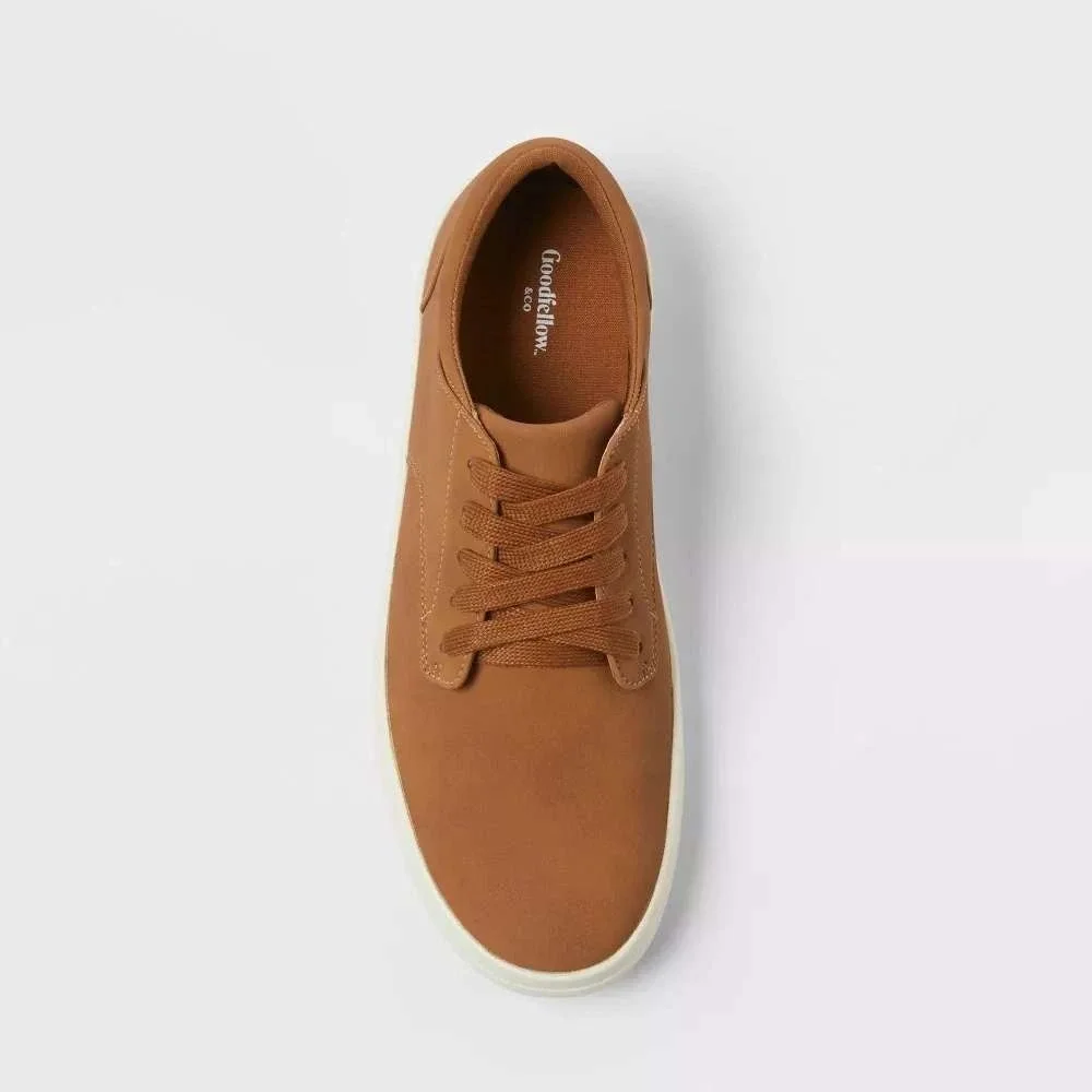 Men's Harj Sneakers by Goodfellow & Co Brown Size 12 New With Tags